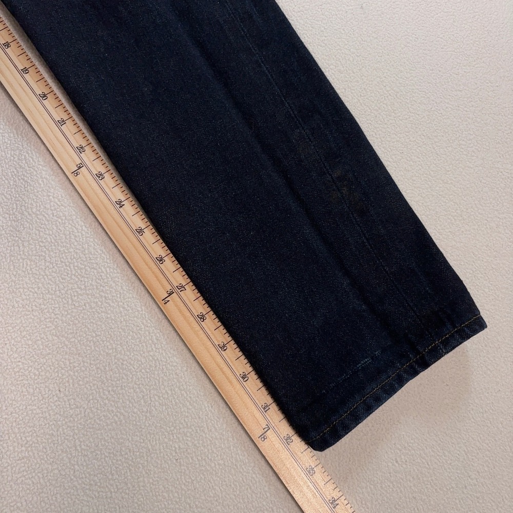 American Eagle Selvedge Jeans Men's 32x33 Blue 100% Cotton Slim Button Fly Denim - Picture 9 of 16
